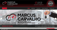 Desktop Screenshot of marcuscarvalhoautomoveis.com